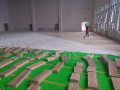 甘肃金昌第五中学体育馆运动木地板项目