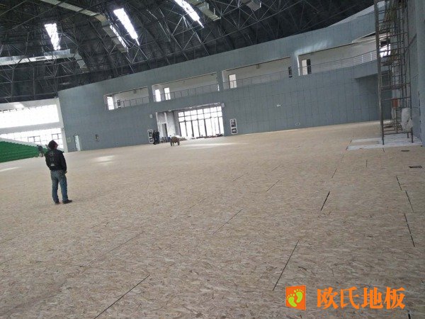 篮球场馆地铺用什么地板